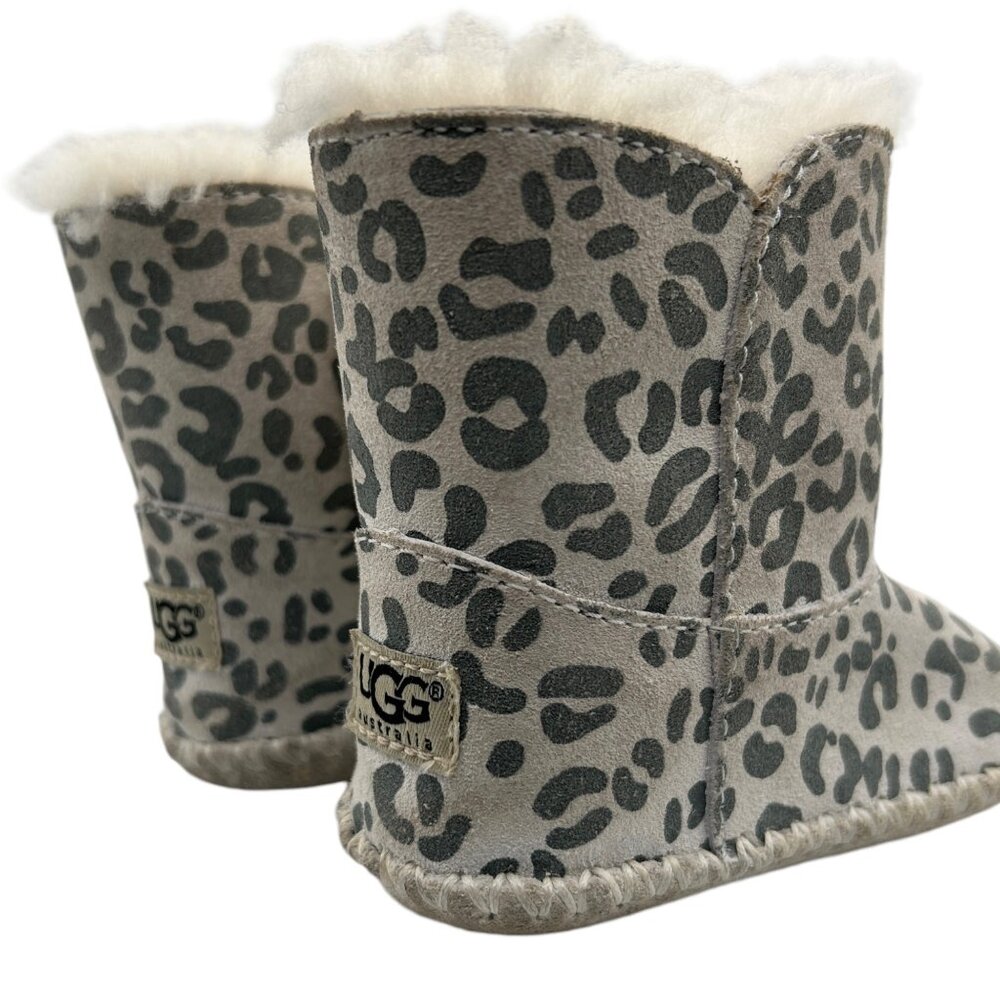 UGG Cassie Leopard Infant Boots (2/3) - Picture 9 of 16